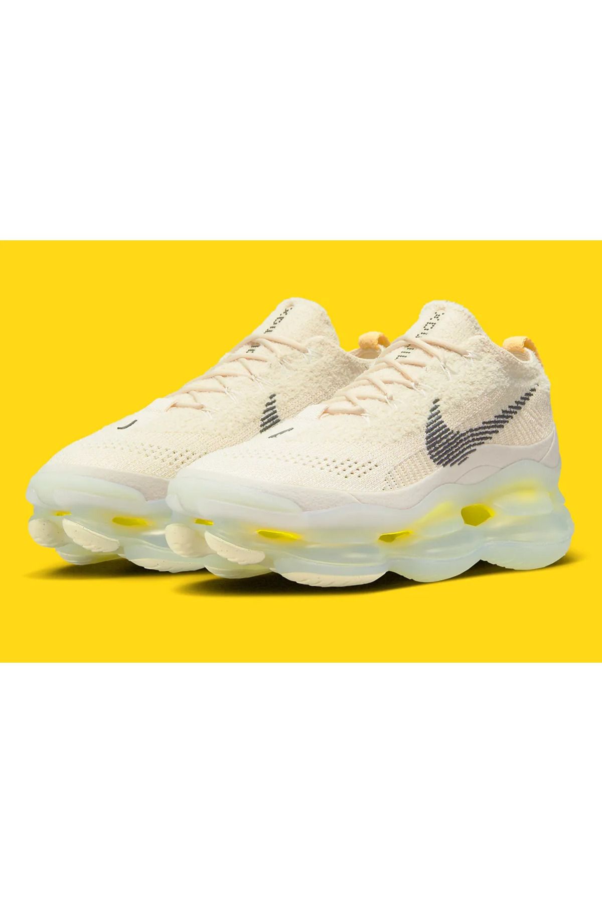 Nike Air Max Scorpion Flyknit Lemon Wash Unisex Sports Shoes