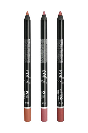 Emily Dudak Kalemi 3'lü Set No:203-217-226 Image 2