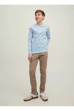 Normal Bel Boru Paça Bej Erkek Pantolon JPSTMARCO JJBOWIE SA BEIGE NOOS JNR Image 4