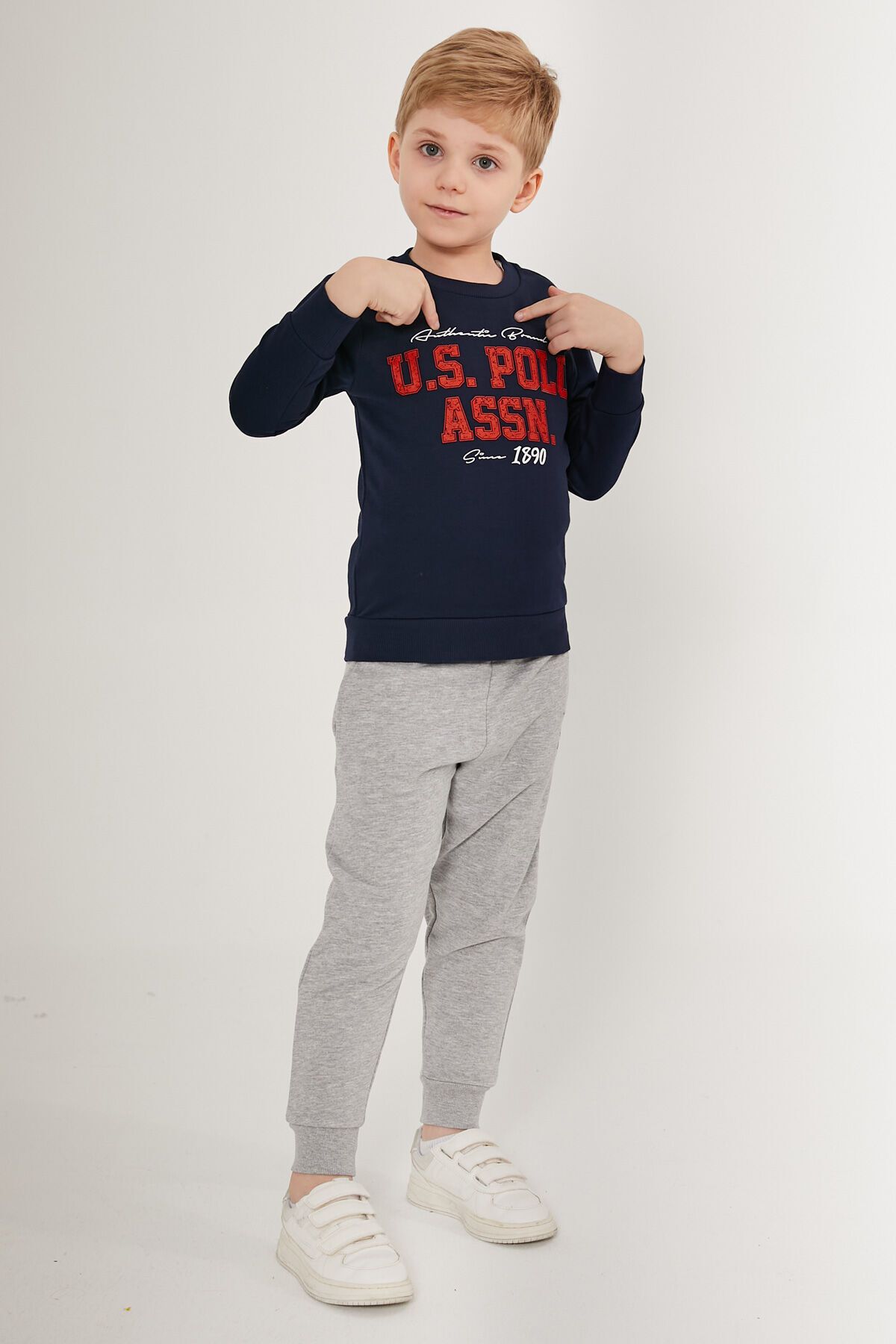 U.S. Polo Assn. Sweatsuit set Blue Regular fit