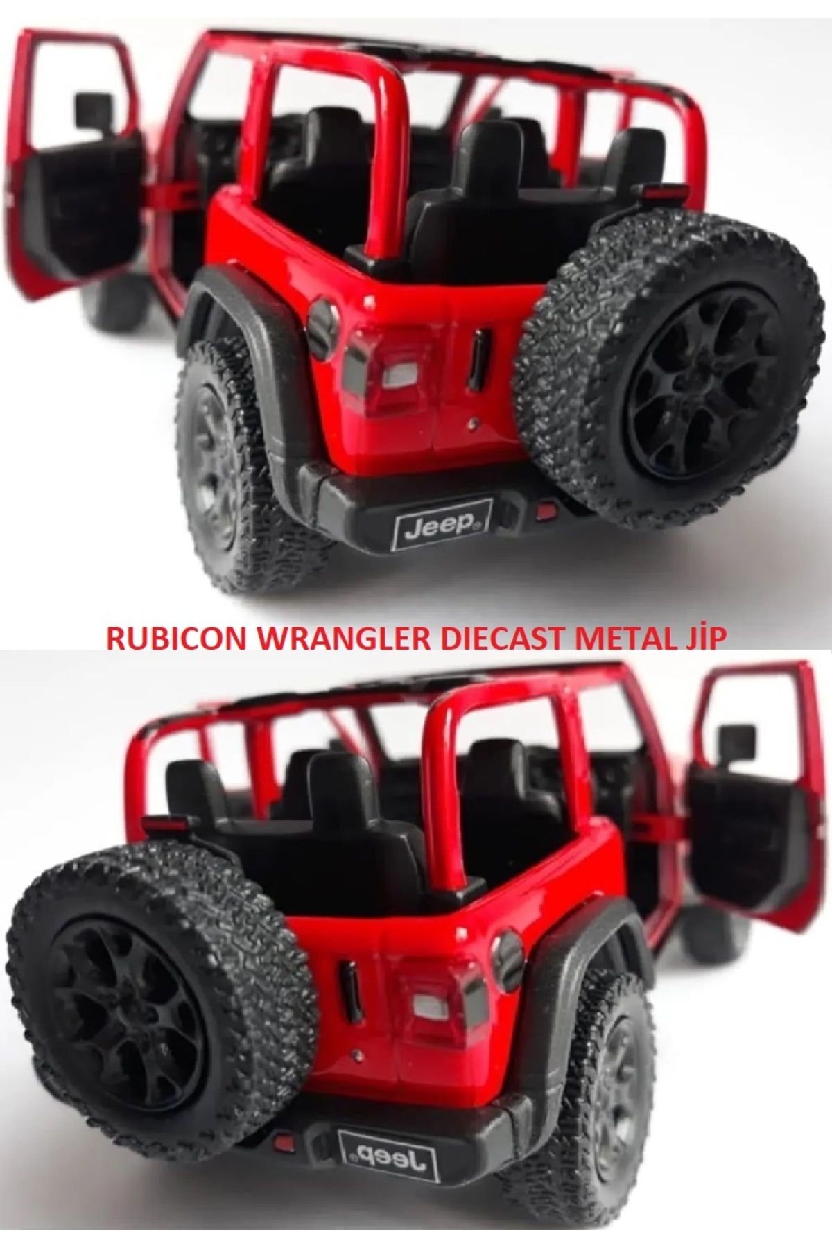 KOPYA Jeep Wrangler Rubicon Diecast Metal Model Jip Kap A l r