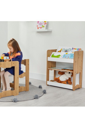 4-6 Yaş Martı Montessori Oyuncak Toplama Kitaplık Ünitesi Image 0
