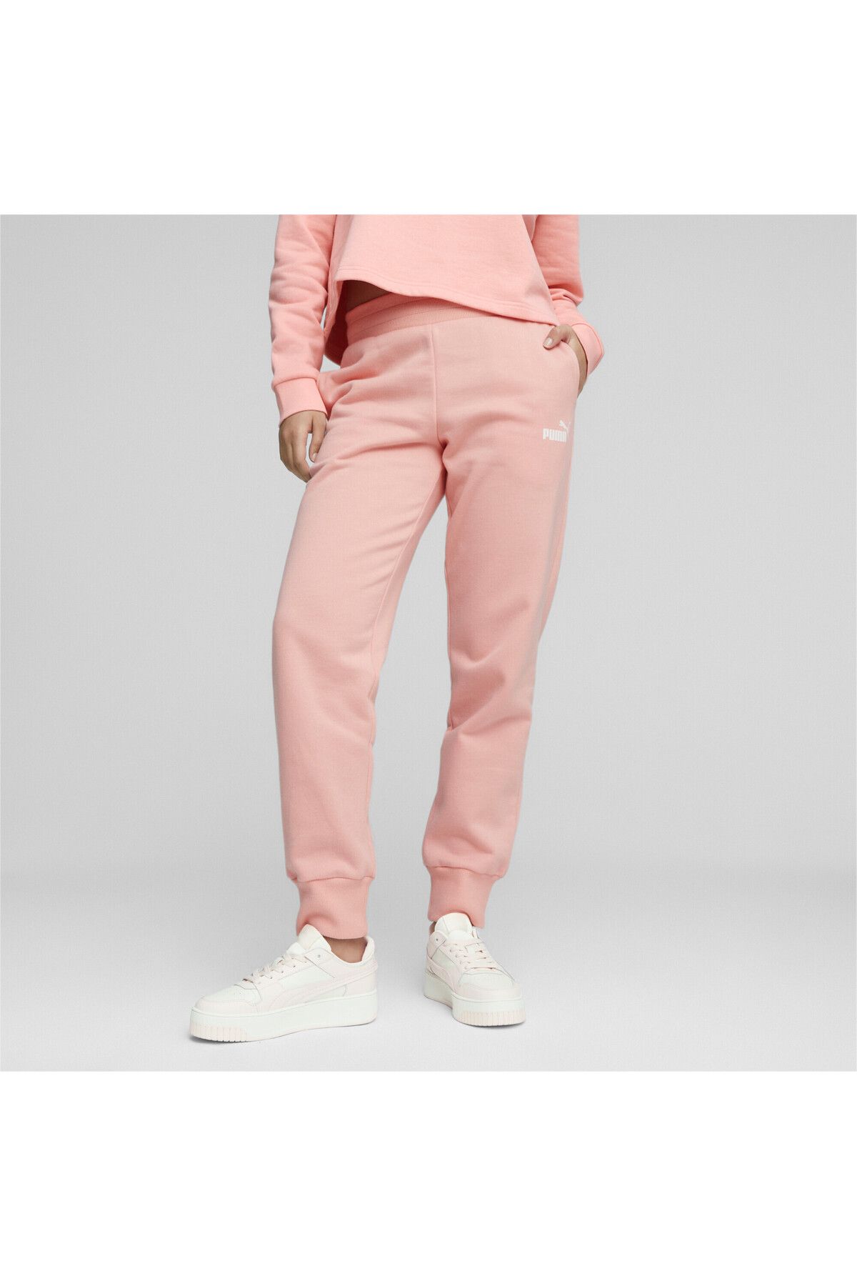 Pink puma joggers new arrivals