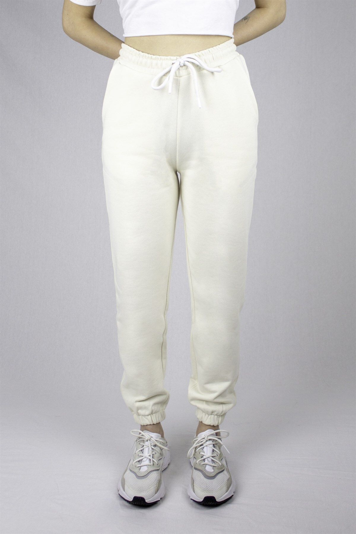 100 cotton sales white sweatpants