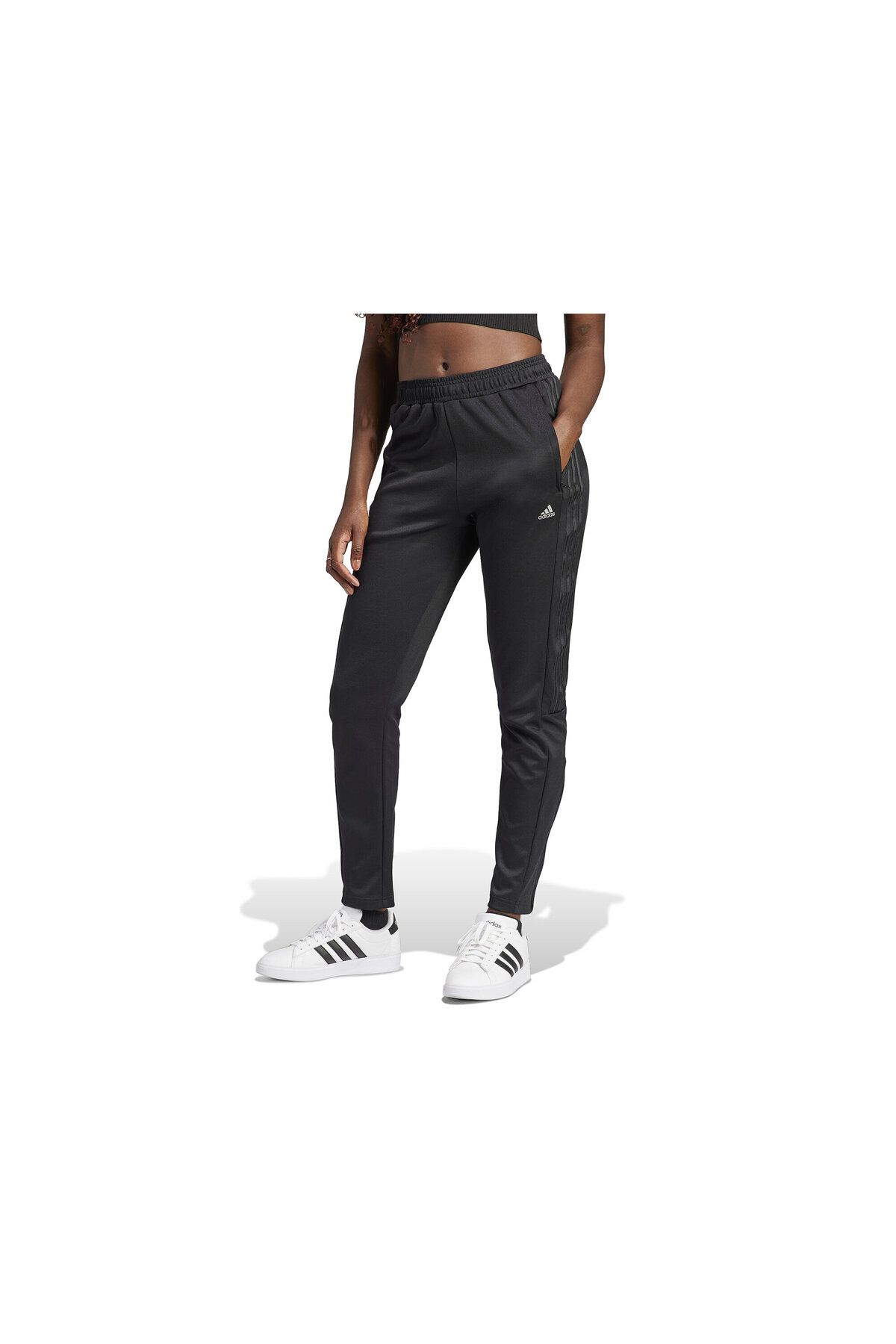 adidas H48447 W 3s Tp Tric Black Women's Sweatpants - Trendyol