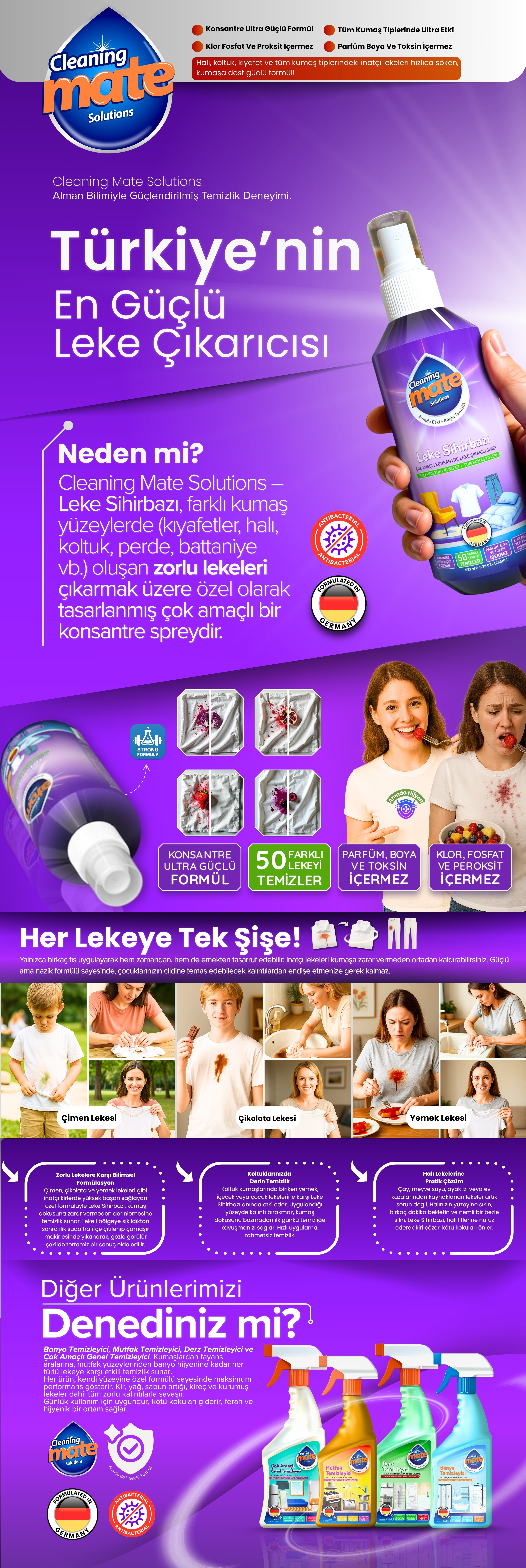 Cleaning Mate Solutions Leke Sihirbazı