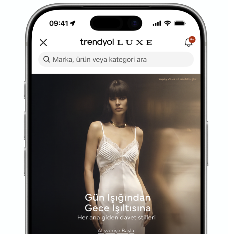 Trendyol Luxe mobil uygulama