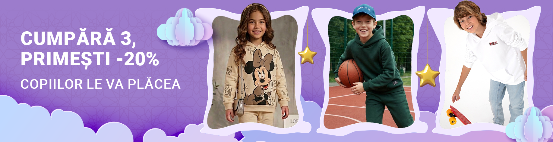 DSBoutiques_bannerListing_rowomen_CategorySlotBuy3Get20OffKidsFashion_1_ro-RO_10.10.2026 09:00_19.10.2026 09:00