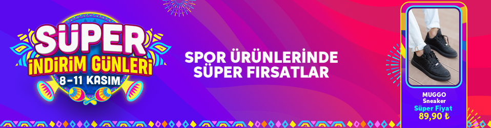 Spor &Uuml;r&uuml;nlerinde S&uuml;per Fırsatlar