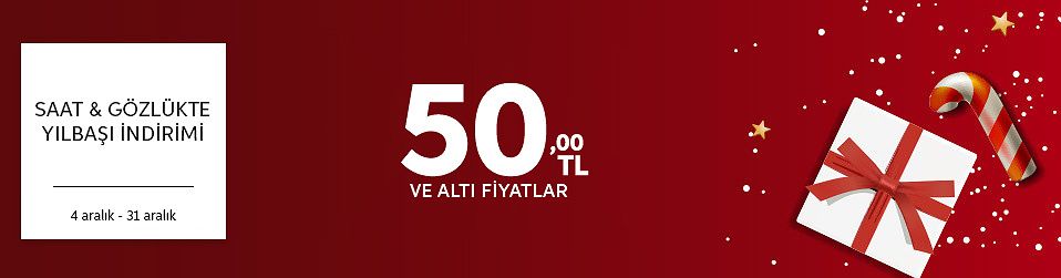 Saat&Gözlükte 50 TL Altı Ürünler