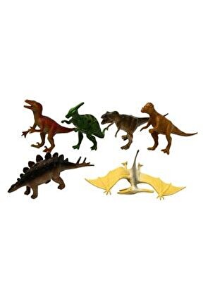 Oyuncak Dinozor Hayvan Seti 6 Parça 13 cm Dinazor