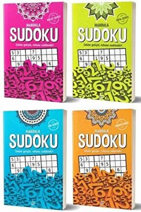 Mandala Sudoku Seti 4 Kitap -