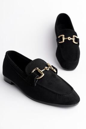 Mona Garantili Metal Tokalı Deri Kadın Loafer Günlük Ayakkabı