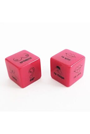 Fantezi Ve Pozisyon Zarları - Kırmızı + Masaj Yağı