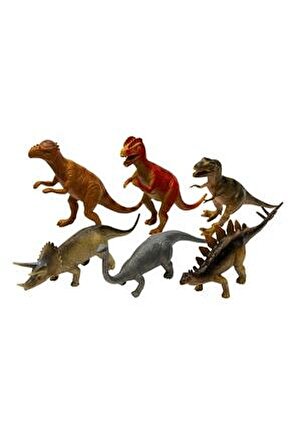 Oyuncak Dinozor Hayvan Seti 6 Parça 20 cm