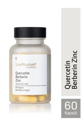 Quercetin Berberin Zinc 60 Kapsül