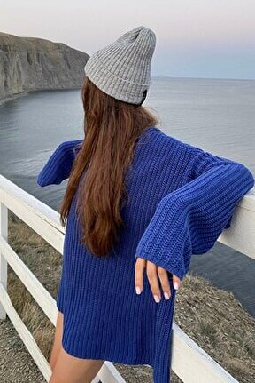 Mad Girls Indigo Oversize Kazak Mg1297