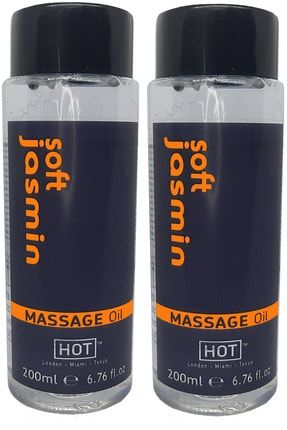 Soft Jasmin Massage Oil 200ml Aromalı Erotik Masaj Yağı (2 Adet)