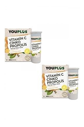 You-plus Vitamin&çinko&propolis 20 Efervesan Tb.2 Adet