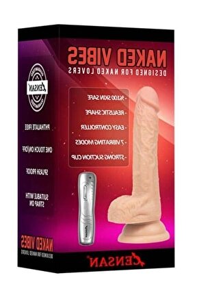Naked Vibes 21cm Gerçekçi Dildo Vibratör