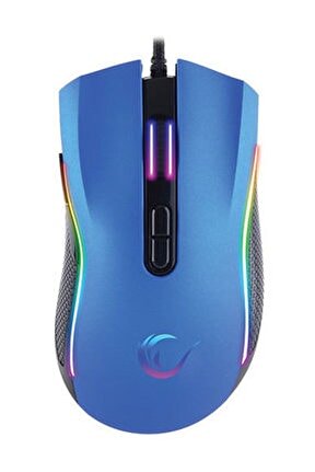 SMX-R44 Makrolu Mavi 6400dpi RGB Ledli Gaming Oyuncu Mouse