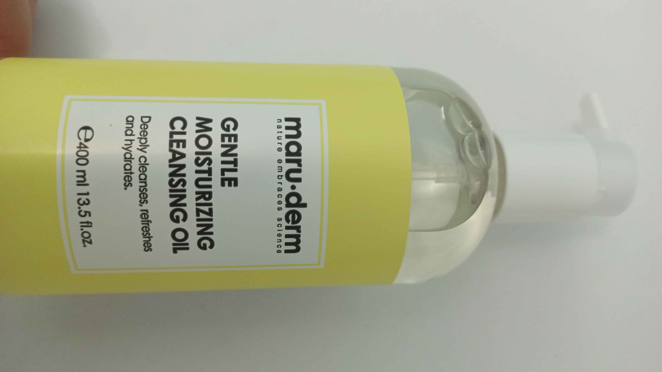 Maru.Derm Yağ Bazlı Temizleyici 400 ML - Yüz Ve Vücut Için Temizleme Yağı