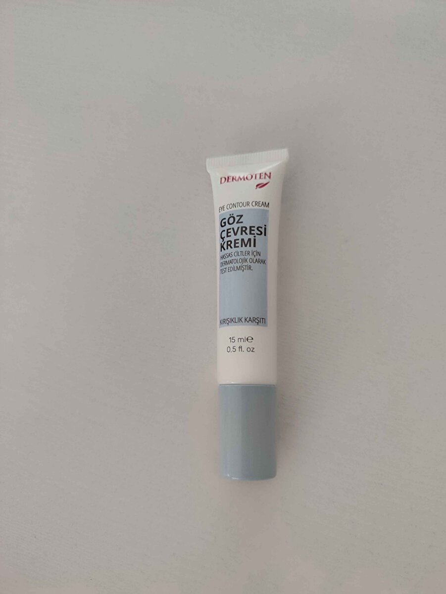 Dermoten Göz Altı Kremi | Kırışıklık, Kararma, Kuruluk İçin Aydınlatıcı Nemlendirici Göz Çevresi Kremi 15 ml