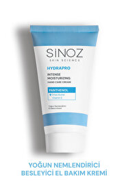 Sinoz Hydrapro Vitamin E Panthenol Içeren Yoğun Nemlendirici El