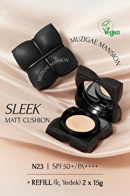 Muzigae Mansion Kapatıcı, Mat Bitişli Cushion + Refill MUZIGAE