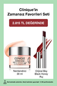 Clinique Zamansız Favoriler Seti | Orijinal Boy Black Honey Ruj +