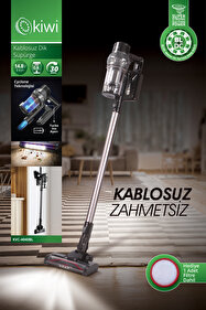 Kiwi Kvc-4040 Kablosuz Dikey Süpürge Gri - Fiyatı, Yorumları