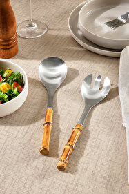 Karaca Bamboo Garden 2 Parça Salata Servis Seti - Fiyatı, Yorumları