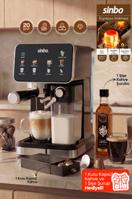 Sinbo Scm‑2995 Pro Kapsüllü & Toz Kahve Espresso Makinesi – 20 bar Sinbo Scm‑2995 Pro Kapsüllü & Toz Kahve Espresso Makinesi – 20 bar