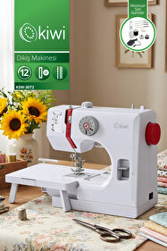 Kiwi KSW-3072 Dikiş Makinesi | 12 Desen & Çift İplik & Ayak