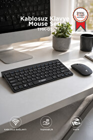 Torima Klavye Mouse Seti Akıllı Kablosuz TMK05 Siyah - Fiyatı