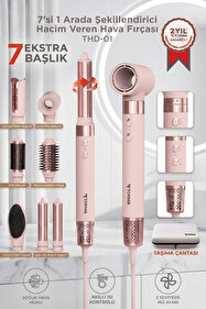 Heyplus Saç Şekillendirici Set 7'si 1 Arada Airwrap iyonik Saç