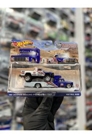 HOT WHEELS Uzun Kart Tubular Trucks 1980 Dodge Macho Power Wagon