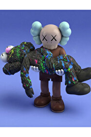 TuransoyCraft Kaws Parçalanmış Companion Figür Büyük Boy 20CM