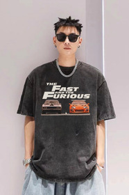T-shirt Hommage Paul Walker & Nissan GTR - Fast And Furious - Unisexe Coton Épais - Neuf Avec étiquettes