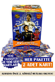 AKSAN Süper Final Futbolcu Kartları 25 Adet 50 Kart 2022 Futbol