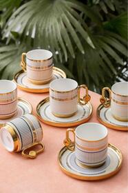 Onedekor 6'lı Ezra Kahve Fincanı Beyaz - Fiyatı, Yorumları