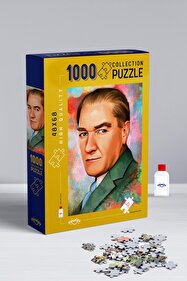 Anatolian Puzzle - Mustafa Kemal Ataturk 1500 Piece Jigsaw Puzzle #4555, Anti-Glare, 33.5x23.6 Inches - View #3