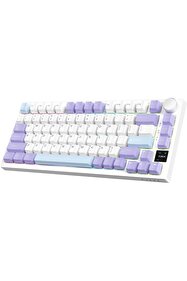 Coverzone Ajazz Ak820 Pro Mekanik Rgb Oyun Klavyesi,3 Modlu Tft