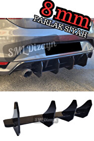 SML Dizayn Seat Leon Mk3 2013-2020 Aero Tampon için 4lü Orta Flap