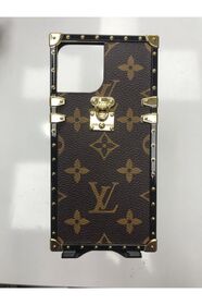 ÇelebiTech Iphone 13 Pro Max Uyumlu Louis Vuitton Köşeli Deri