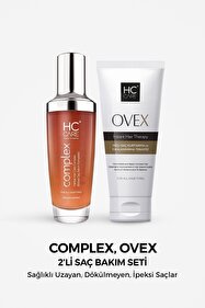 HC Care Complex, Ovex, 2'li Bitkisel Saç Bakım Seti - Fiyatı