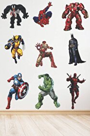 Sepet Yıldızı Marvel Avengers Hulk Ironman Batman Wolverine Venom