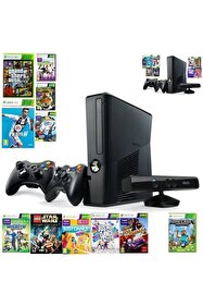 xbox360° ProGameX Xbox 360 1 Tb 600 Dijital Oyun 2 Kol Kamera Teşhir