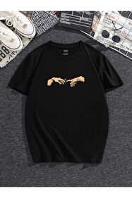 MODADEER Unisex Sırtta Japonca Yazı Oversize Tshirt - Fiyatı