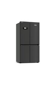 Siemens KF96RSBEA 458L 4 Kapılı Alttan Donduruculu Buzdolabı Siyah
